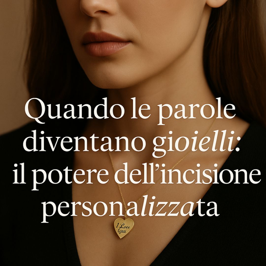 Quando le parole diventano gioielli: il potere dell’incisione personalizzata
