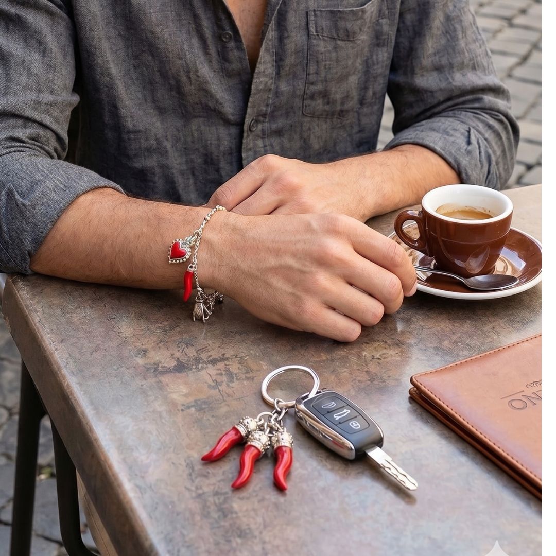 Tris Portafortuna – Collana, Bracciale e Portachiavi con rito di attivazione