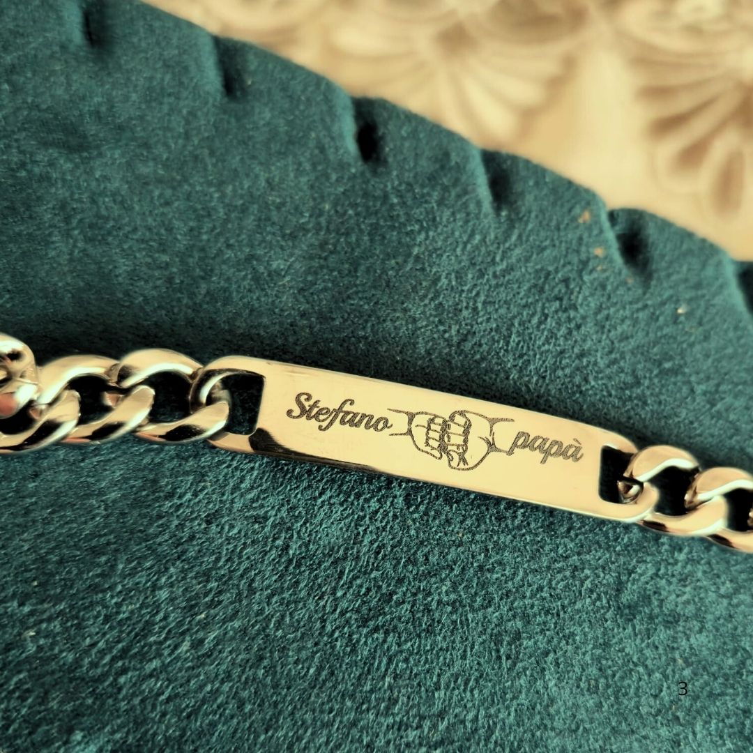 Bracciale "Patto d'Acciaio" Personalizzato