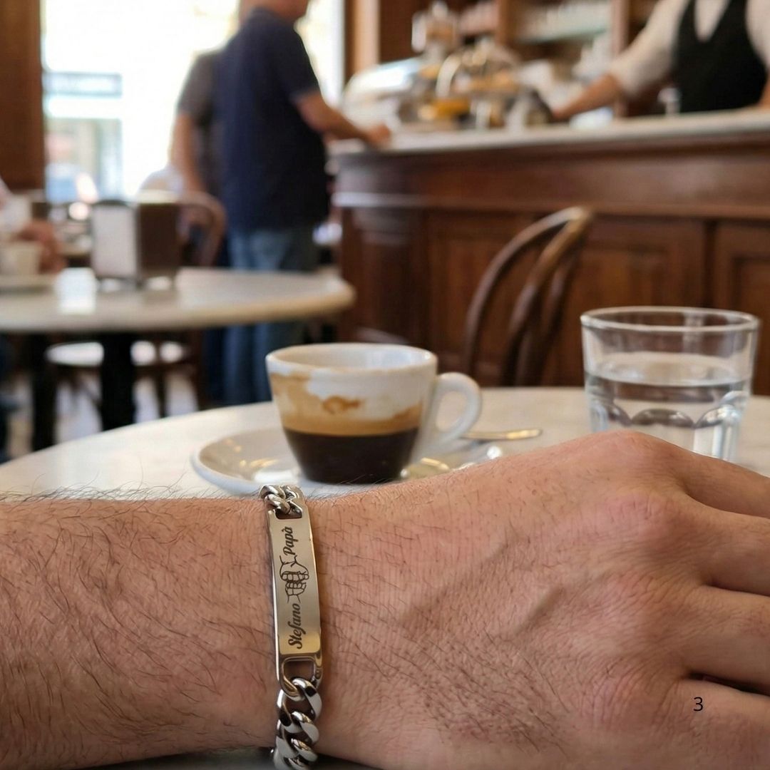 Bracciale "Patto d'Acciaio" Personalizzato